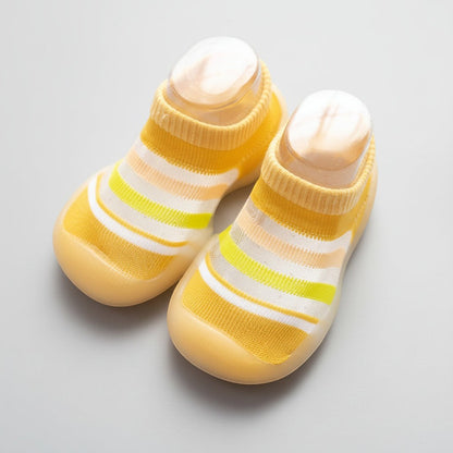 Non-Slip Knit Rubber Baby Shoes | PEEK-AH-BOO