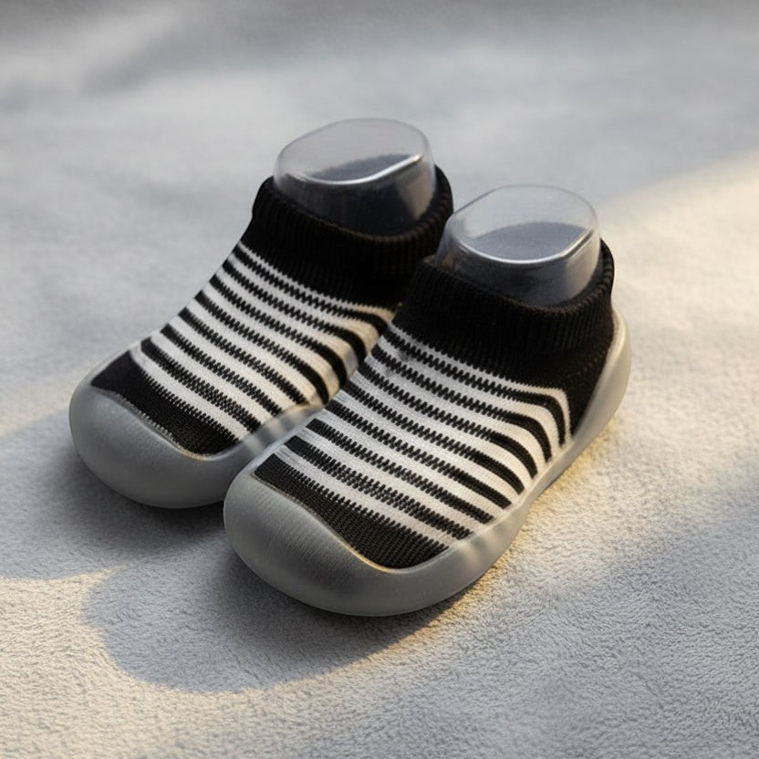 Non-Slip Knit Rubber Baby Shoes | PEEK-AH-BOO