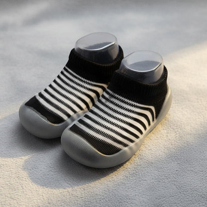 Non-Slip Knit Rubber Baby Shoes | PEEK-AH-BOO