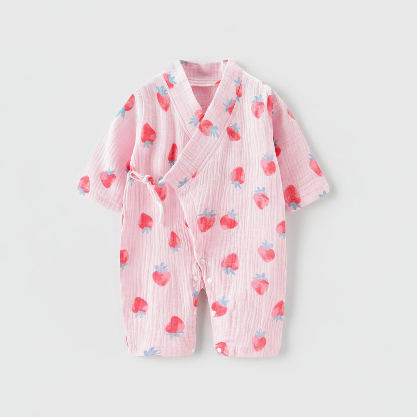 Kimono Style Baby Summer Romper | PEEK-AH-BOO
