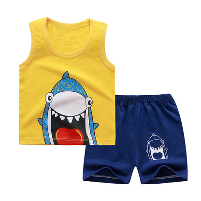 Children's Sleeveless Cotton Summer Set | PEEK-AH-BOO