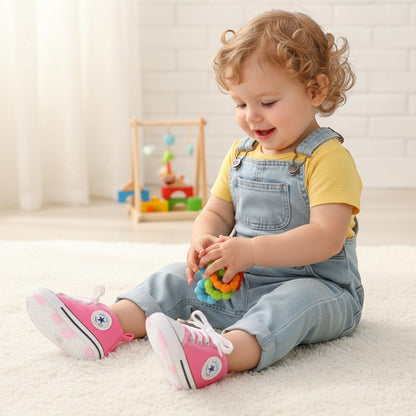 Toddler Anti-Slip Baby Shoes | Breathable First Walkers & Support | PEEK-AH-BOO