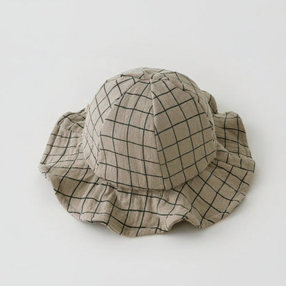 Wide Brim Baby Sun Hat | Sweet Bow Summer Beach Cap | PEEK-AH-BOO