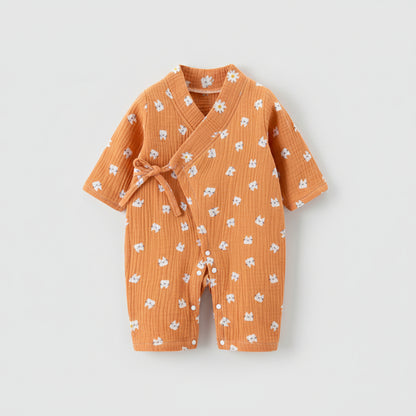 Kimono Style Baby Summer Romper | PEEK-AH-BOO