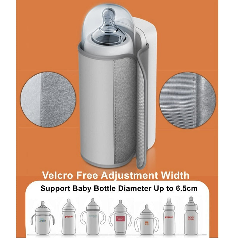 Portable Rechargeable Baby Bottle Warmer | Digital Temp Control | PEEK-AH-BOO