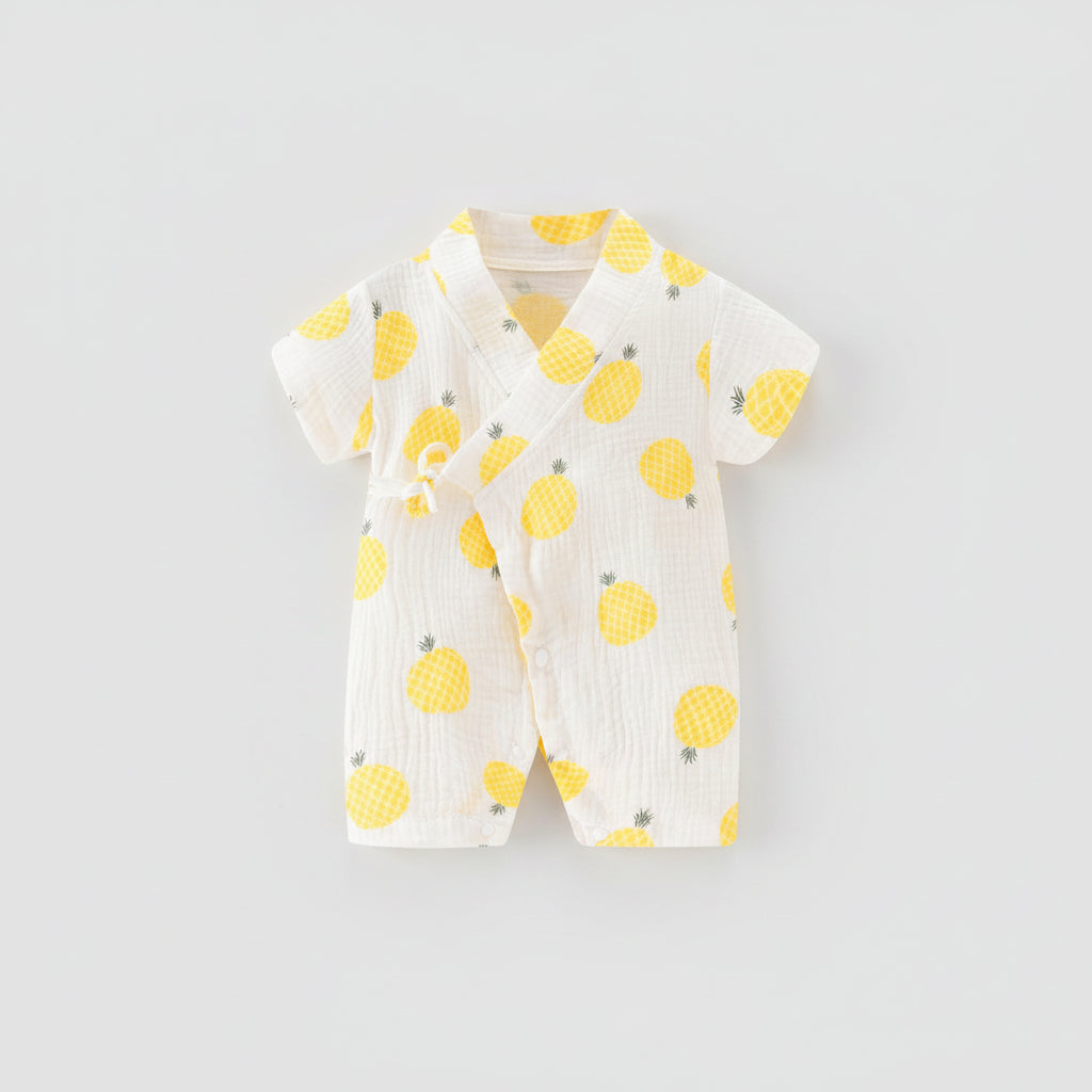 Kimono Style Baby Summer Romper | PEEK-AH-BOO