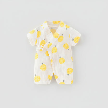 Kimono Style Baby Summer Romper | PEEK-AH-BOO