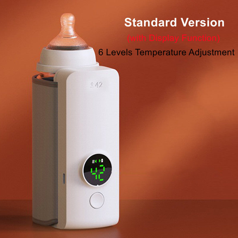 Portable Rechargeable Baby Bottle Warmer | Digital Temp Control | PEEK-AH-BOO