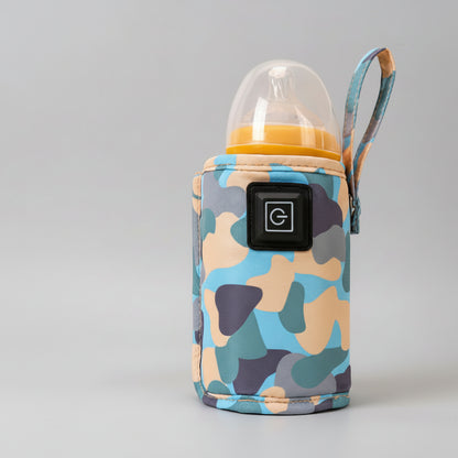 Portable USB Baby Bottle Warmer Bag | PEEK-AH-BOO