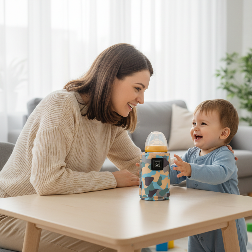 Portable USB Baby Bottle Warmer Bag | PEEK-AH-BOO