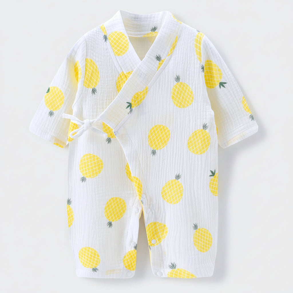 Kimono Style Baby Summer Romper | PEEK-AH-BOO