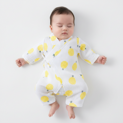 Kimono Style Baby Summer Romper | PEEK-AH-BOO