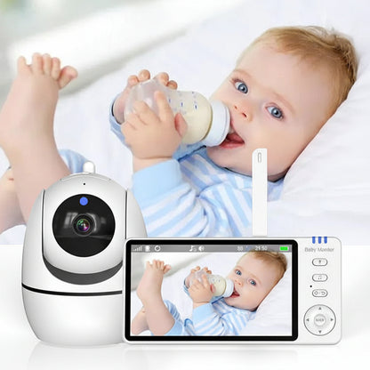 HD Wireless Baby Monitor with 5.0" HD LCD Screen & Crying Detection | PEEK-AH-BOO