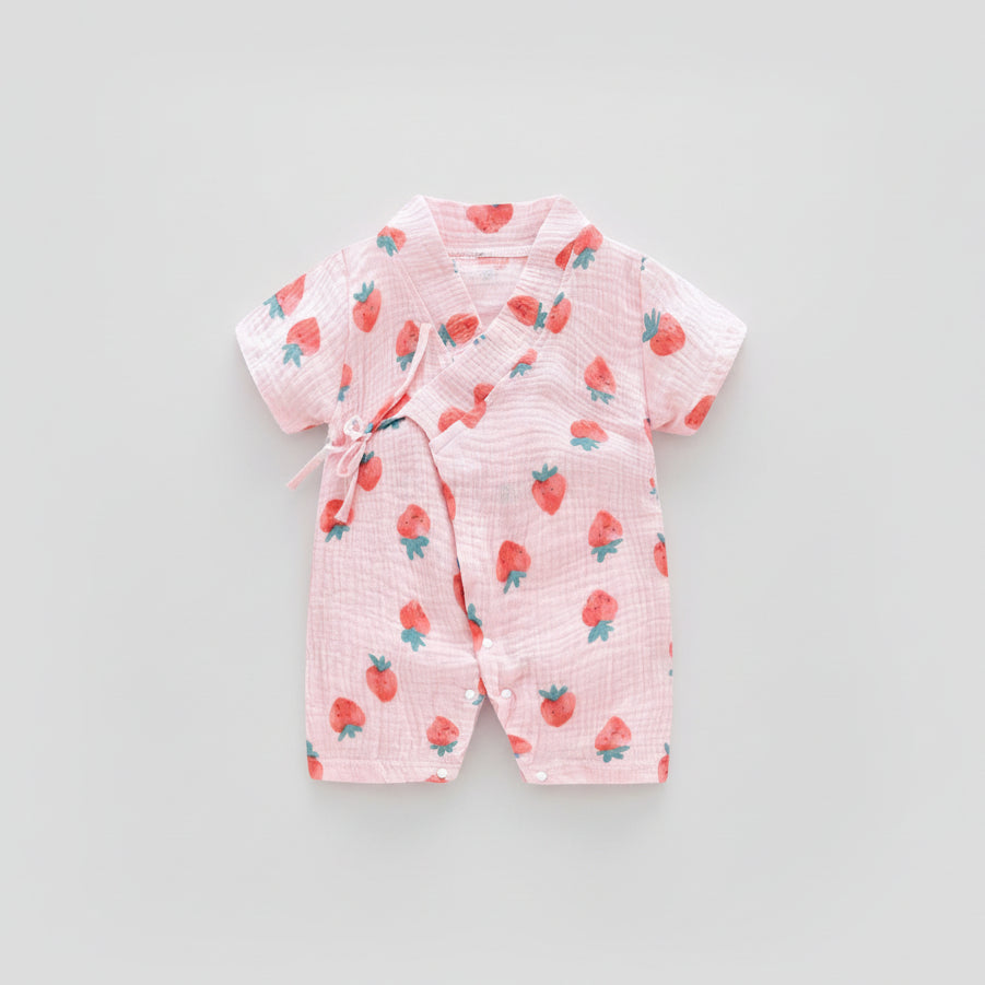 Kimono Style Baby Summer Romper | PEEK-AH-BOO