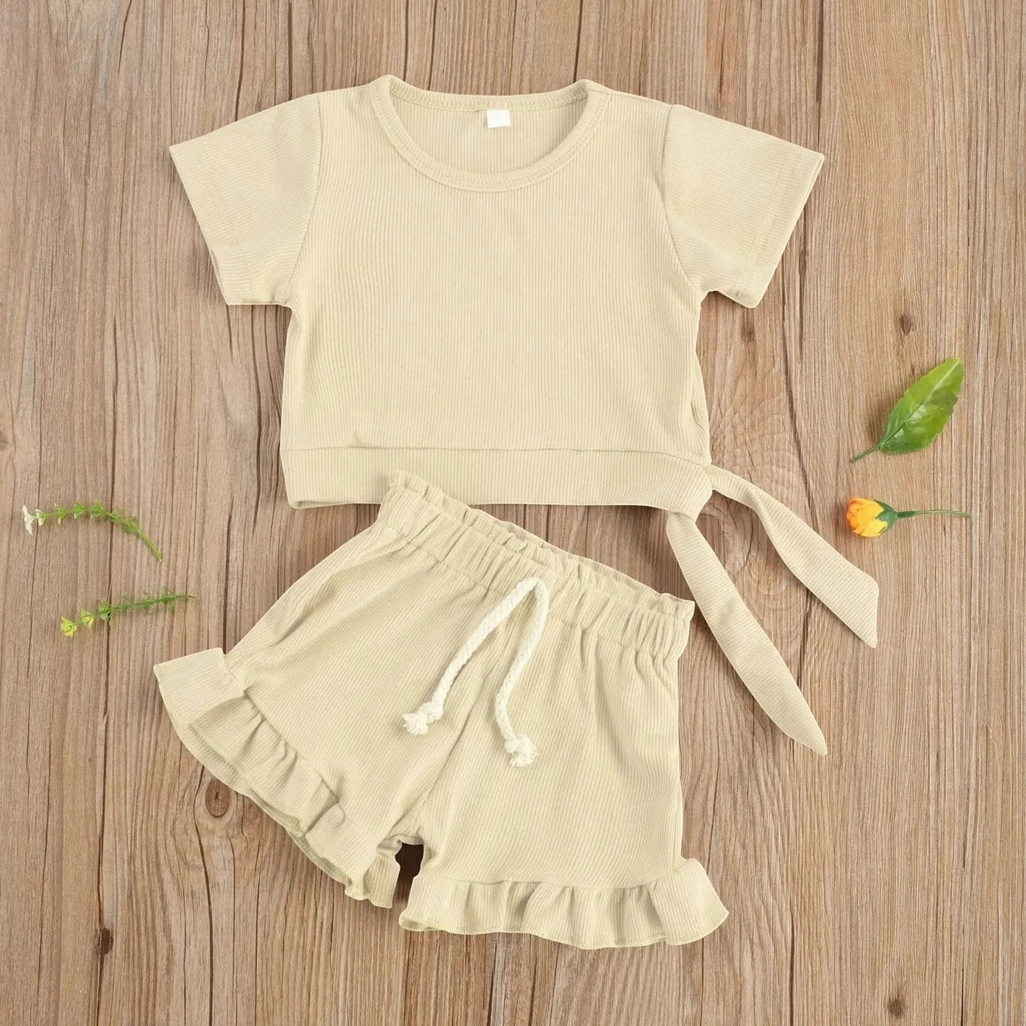 Baby Girl 2 Pieces Summer Clothing Set Product Images Baby