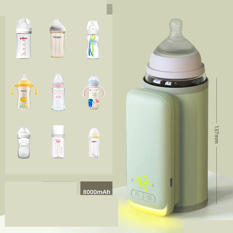 Portable Rechargeable Baby Bottle Warmer | Digital Temp Control | PEEK-AH-BOO