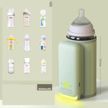 Portable Rechargeable Baby Bottle Warmer | Digital Temp Control | PEEK-AH-BOO