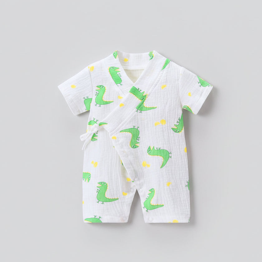 Kimono Style Baby Summer Romper | PEEK-AH-BOO