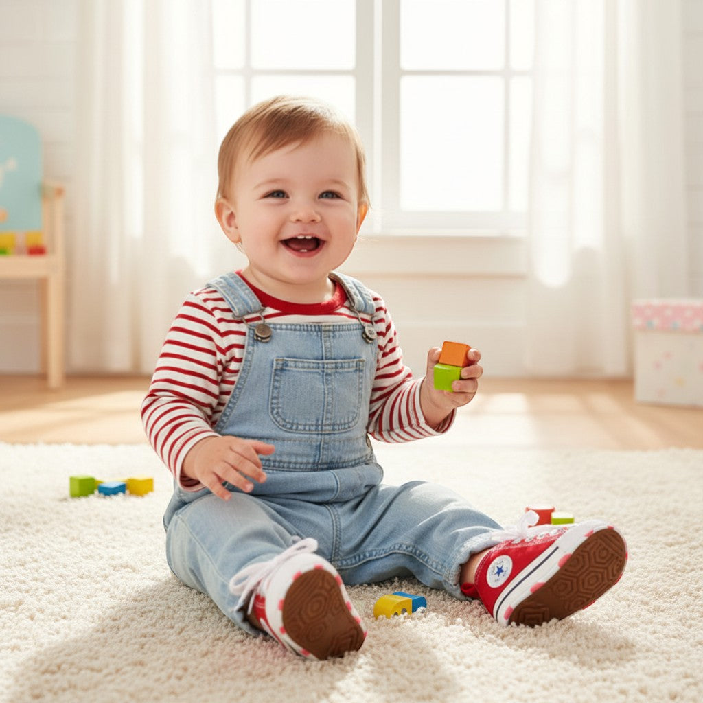 Toddler Anti-Slip Baby Shoes | Breathable First Walkers & Support | PEEK-AH-BOO