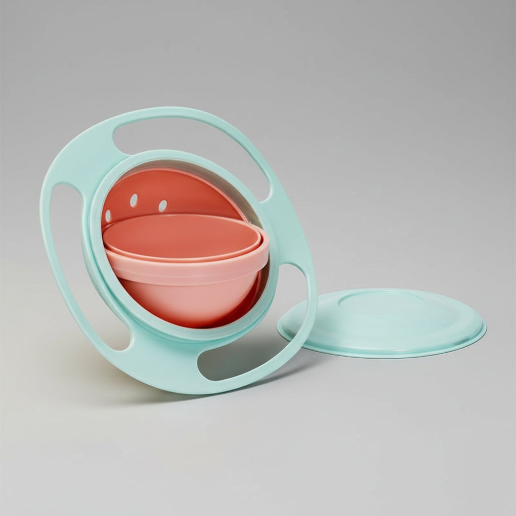 Silicone Suction Baby Bowl | Self-Feeding Training Bowl | PEEK-AH-BOO