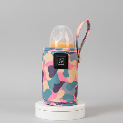 Portable USB Baby Bottle Warmer Bag | PEEK-AH-BOO