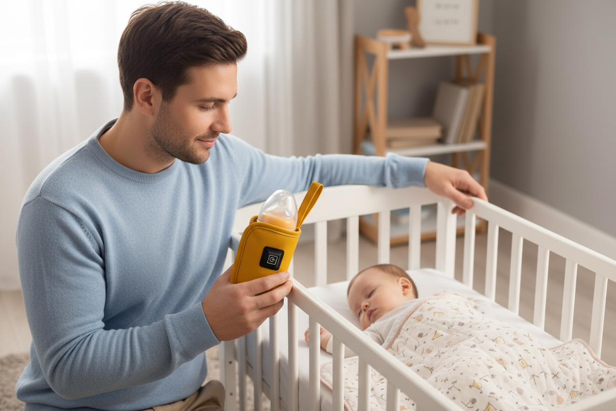 Portable USB Baby Bottle Warmer Bag | PEEK-AH-BOO