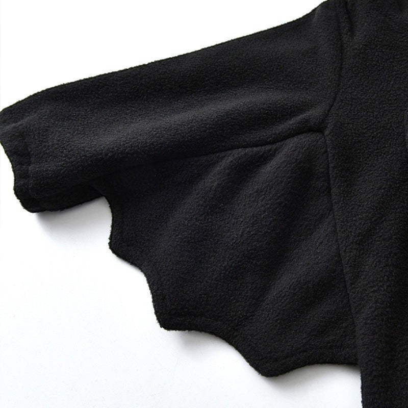 Baby Halloween Bat Hooded Onesie | Little Devil Romper | PEEK-AH-BOO