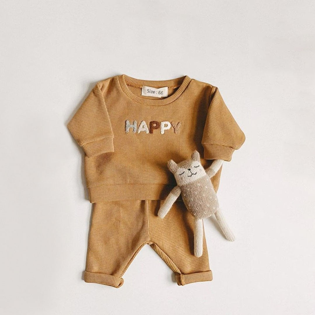 Spring Fashion Baby 2-Piece Set | Casual Top & Loose Trousers | PEEK-AH-BOO