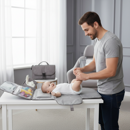 Portable Waterproof Diaper Changing Pad | PEEK-AH-BOO