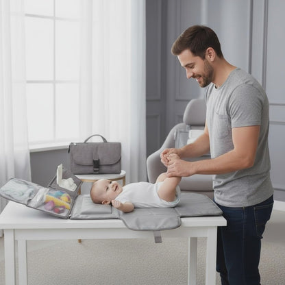 Portable Waterproof Diaper Changing Pad | PEEK-AH-BOO