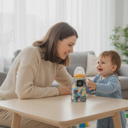 Portable USB Baby Bottle Warmer Bag | PEEK-AH-BOO