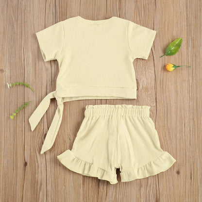 Baby Girl 2 Pieces Summer Clothing Set Product Images Baby